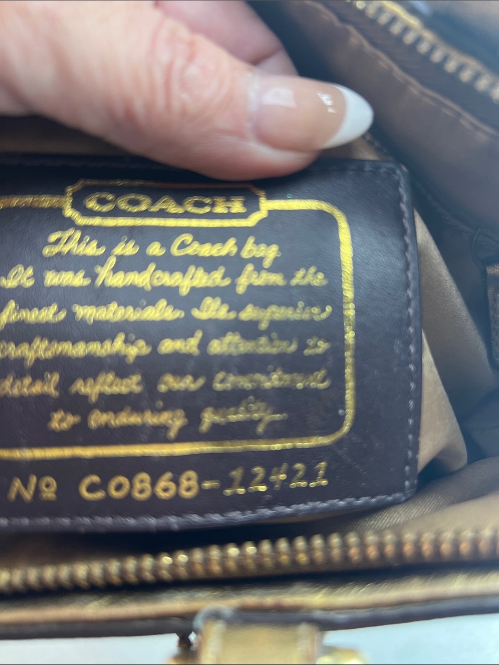Coach 2008 Legacy stripes coach tote - Picture 11 of 11